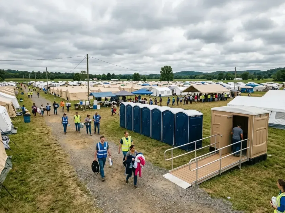 disaster-relief-camp-restrooms-010 — frequently asked questions, Dumpster & Portable Bathrooms Rental in Long View, NC